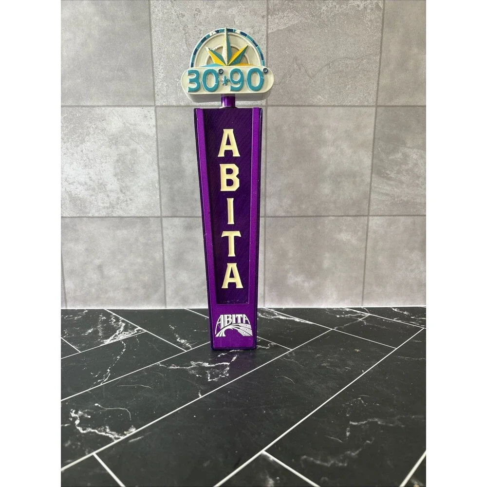 Abita 30 90 Draft Beer Tap Handle Collectible Bar Equipment MH
